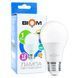 Світлодіодна лампа Biom BT-532 A60 12W E27 4500К switch dimmable матова 2454 фото 1