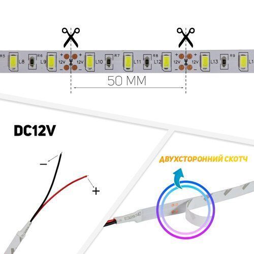 Світлодіодна стрічка OEM ST-12-5630-60-CW-20-V2 білий, негерметична, 1м 2225 фото