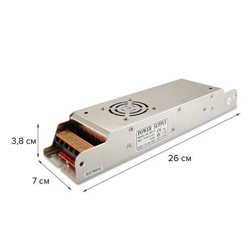 Блок живлення OEM DC12 360W 30А ARL-360 вузький 2494 фото