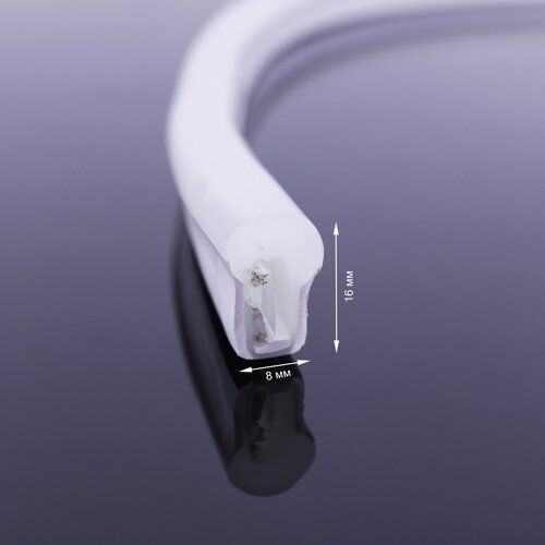Світлодіодна стрічка NEON 12В JL 2835-120 G IP65 зелений, герметична, 1м 2322 фото
