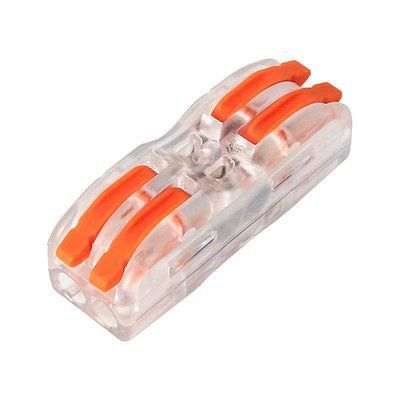 Клема швидкого монтажа WT-F422 2 входа 2 выходи 32А 400В 0.08-4mm2 2729 фото