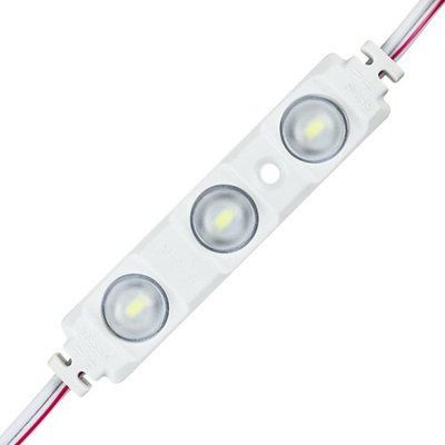 Світлодіодний модуль BRT XG19 5630-3 led W 1,5W 6500K, 12В, IP65 білий з лінзою напівсфера 2476 фото