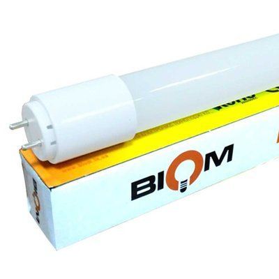 Світлодіодна лампа Biom T8-GL-1200-18W NW 4200К G13 скло матове 2401 фото