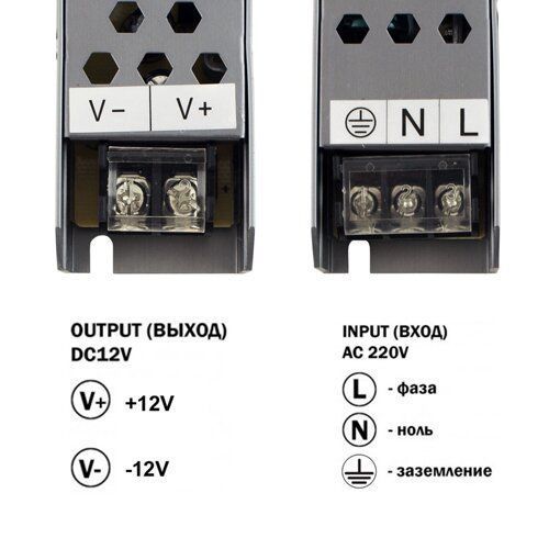 Блок живлення BIOM Professional DC12 60W BPU-60 5А 2083 фото