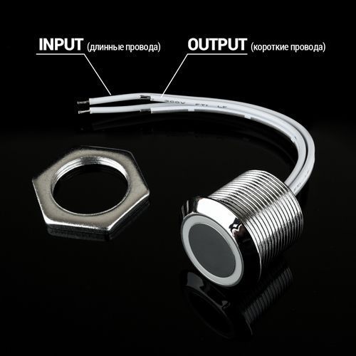 Сенсорна кнопка TB-07-D-5A с димером DC 12V 5A 2647 фото