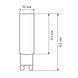 Свiтлодiодна лампа Biom G9 7 W 2835 4500K AC220 2458 фото 2