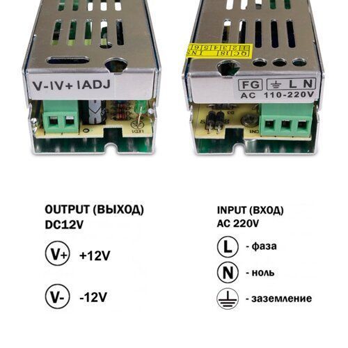 Блок живлення OEM DC12 15W 1,25А TR15-12 2250 фото