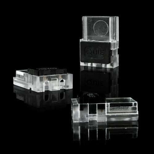 Коннектор для світлодіодних стрічок OEM SC-27-SW-10-2 10 мм, 2 pin, (провод-лента), invisible style 2628 фото