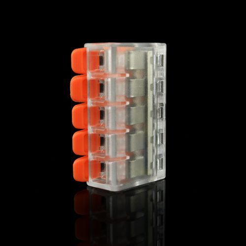 Клема швидкого монтажу WT-465 5 входів 32А 400В 0.14-4mm2 2631 фото