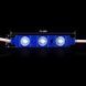 Світлодіодний модуль BRT XG192 5630-3 led W 1,5W BLUE, 12В, IP65 синій з лінзою напівсфера 2521 фото 2