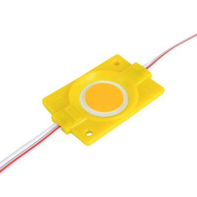Світлодіодний модуль BRT COB 2.4W круглий YELLOW, 12В, IP65 жовтий 2524 фото