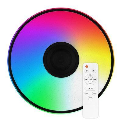 Світильник світлодіодний Biom SMART SML-R27-80-M-FRGB 3000-6000K+ FULL RGB 70Вт с д/у муз. BT APP 2786 фото