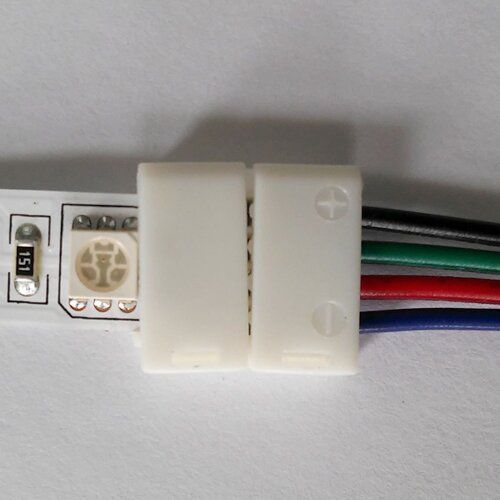 Конектор для світлодіодних стрічок OEM SC-08-SW-10-4 10mm RGB joint wire 2266 фото