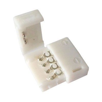 Конектор для свiтлодiодних стрiчок OEM SC-03-SS-10-4 10mm RGB joint (затискач-затискач) 2268 фото