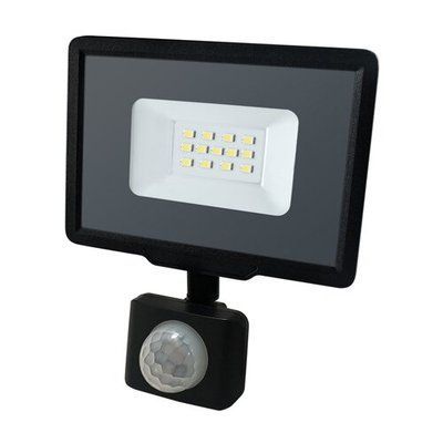 Світлодіодний прожектор BIOM 10W S5-SMD-10-Slim+Sensor 6200К 220V IP65 1941 фото