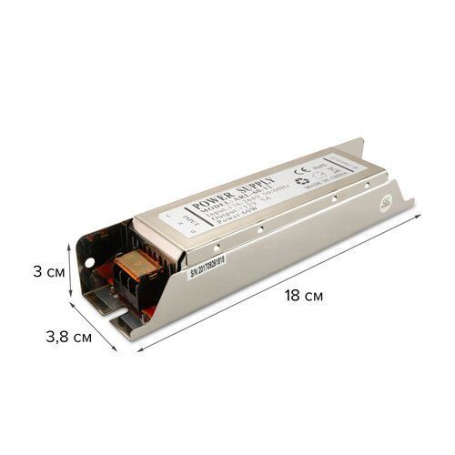 Блок живлення OEM DC12 60W 5А ARL-60 вузький 2232 фото