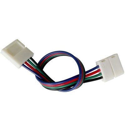 Конектор для свiтлодiодних стрiчок OEM SC-09-SWS-10-4 10mm RGB 2joints wire (дрiт-2 затискача) 2271 фото