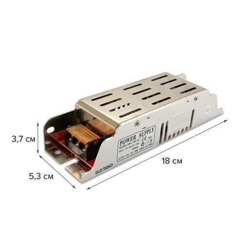 Блок живлення OEM DC12 120W 10А ARL-120 вузький 2233 фото