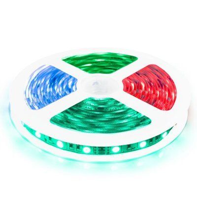 Світлодіодна стрічка BIOM Professional BPS-G3-24-3535-120-RGB-20, негерметична, 1м 2872 фото