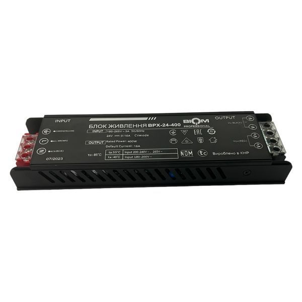 Блок живлення BIOM Professional DC24 400W BPX-24-400 16,6А 2930 фото