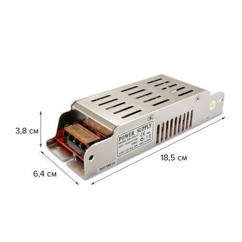 Блок живлення OEM DC12 200W 16,5А ARL-200 вузький 2235 фото