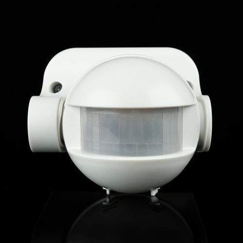Інфрачервоний датчик руху BIOM IRM-04W max 1200Вт 180&deg;, настінний, білий 2582 фото