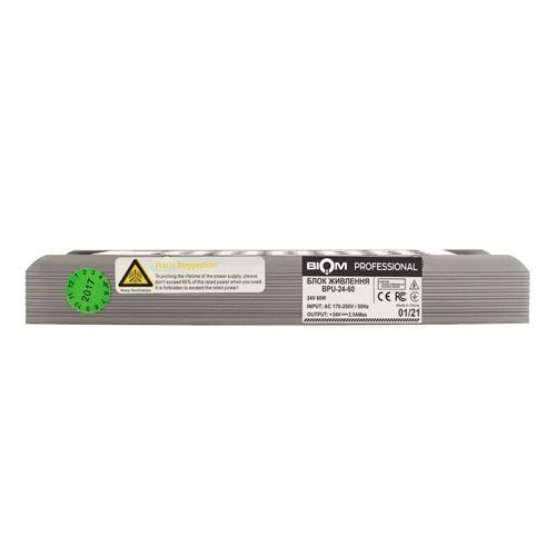 Блок живлення BIOM Professional DC24 60W BPU-24-60 2.5А 2790 фото