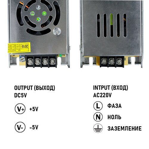 Блок питания OEM DC5 200W 40A СSTR-200-5 2113 фото