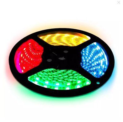 Світлодіодна стрічка OEM ST-12-5050-60-RGB-65, герметична, 1м 2596 фото