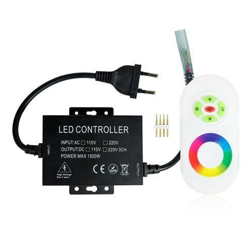 Контроллер RGB 220В OEM 1500W-RF-5 кнопок 2243 фото