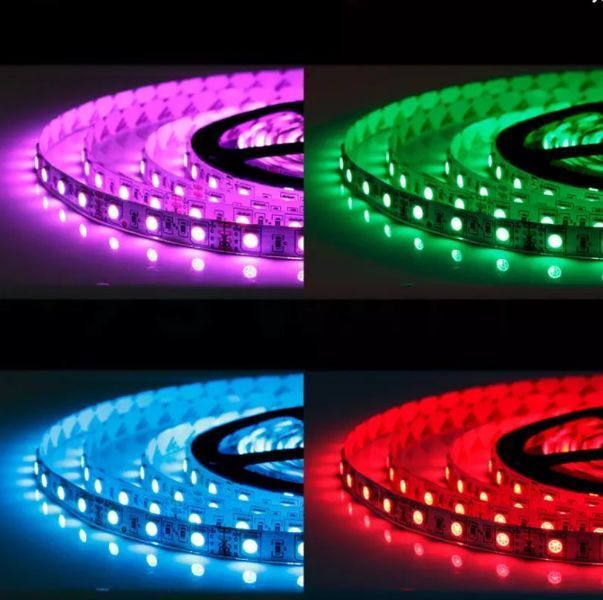 Світлодіодна стрічка OEM ST-12-5050-60-RGB-65, герметична, 1м 2596 фото