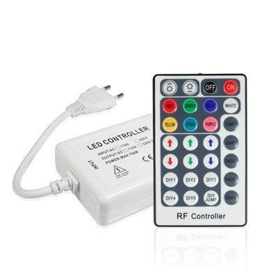 Контроллер RGB 220В OEM 800W-RF-28 кнопок 2244 фото