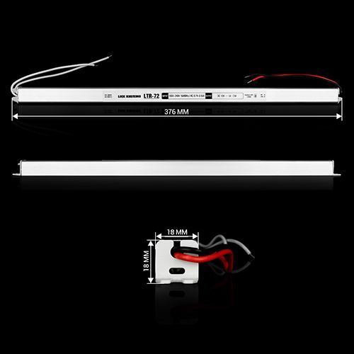 Блок живлення OEM DC12 72W 6А LTR-72-12 stick 2597 фото