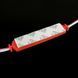 Світлодіодний модуль BRT XG191 5630-3 led W 1,5W RED, 12В, IP65 червоний з лінзою напівсфера 2520 фото 3