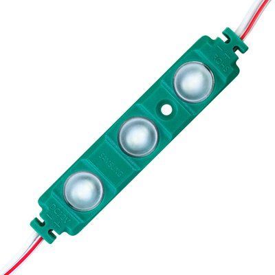 Світлодіодний модуль BRT XG193 5630-3 led W 1,5W GREEN, 12В, IP65 зелений з лінзою напівсфера 2522 фото