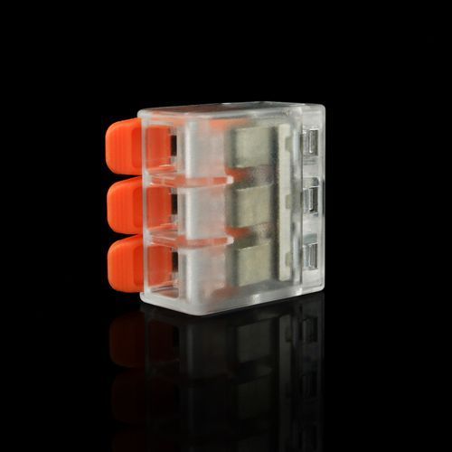 Клема швидкого монтажу WT-463 3 входа 32А 400В 0.14-4mm2 2630 фото