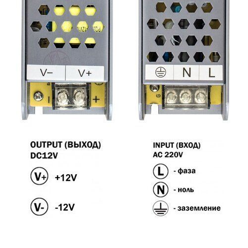 Блок живлення BIOM Professional DC12 100W BPU-100 8,3А 2084 фото