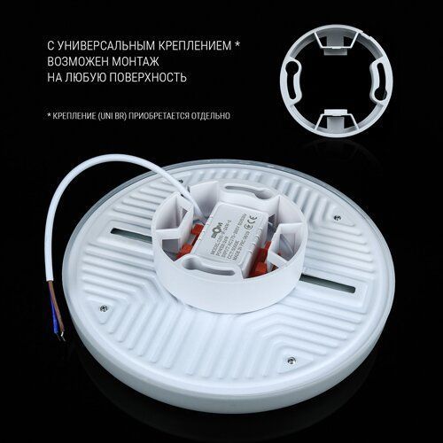 Світильник світлодіодний Biom UNI-R24W-5 24Вт круглий 5000К 1992 фото