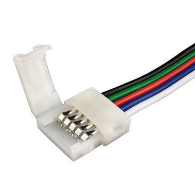 Конектор для світлодіодних стрічок OEM SC-21-SW-12-5 10mm RGBW joint wire (дріт-затискач) 2293 фото