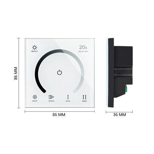 Димер OEM 8A-Touch-W білий вбудований 2286 фото