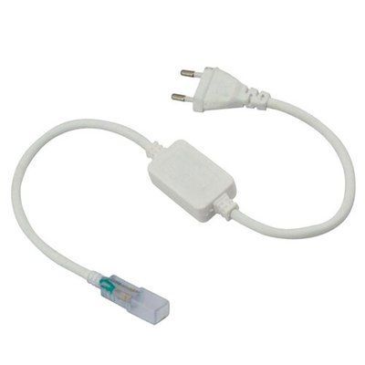 Кабель живлення для стрічки NEON 220В 8*16mm IP65 4Аmax 50m 2474 фото