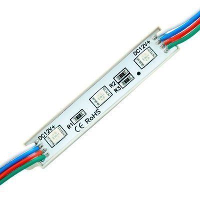 Світлодіодний модуль BRT 5050-3 led W 0.72W RGB, 12В, IP65 2475 фото