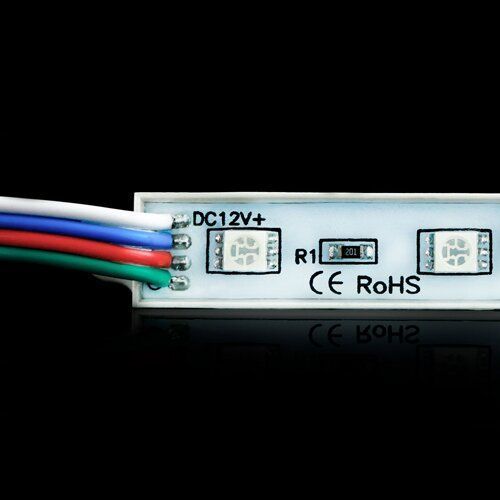 Світлодіодний модуль BRT 5050-3 led W 0.72W RGB, 12В, IP65 2475 фото